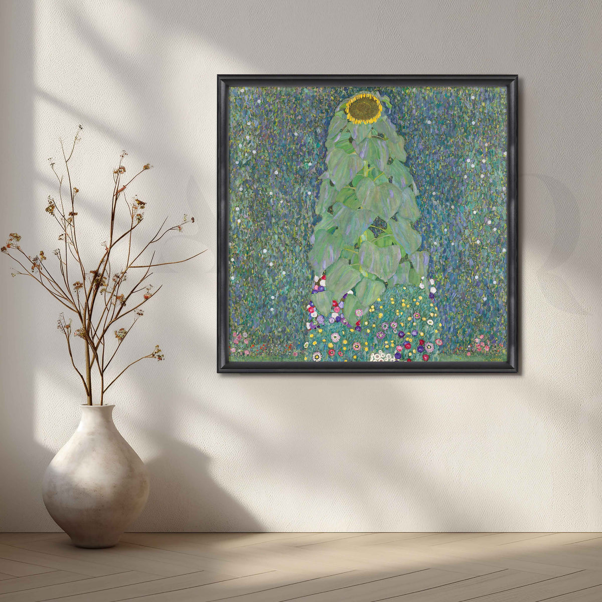 Sunflower Meadow Impressionist Canvas Artwork – Asha Art Studio – Image 3
