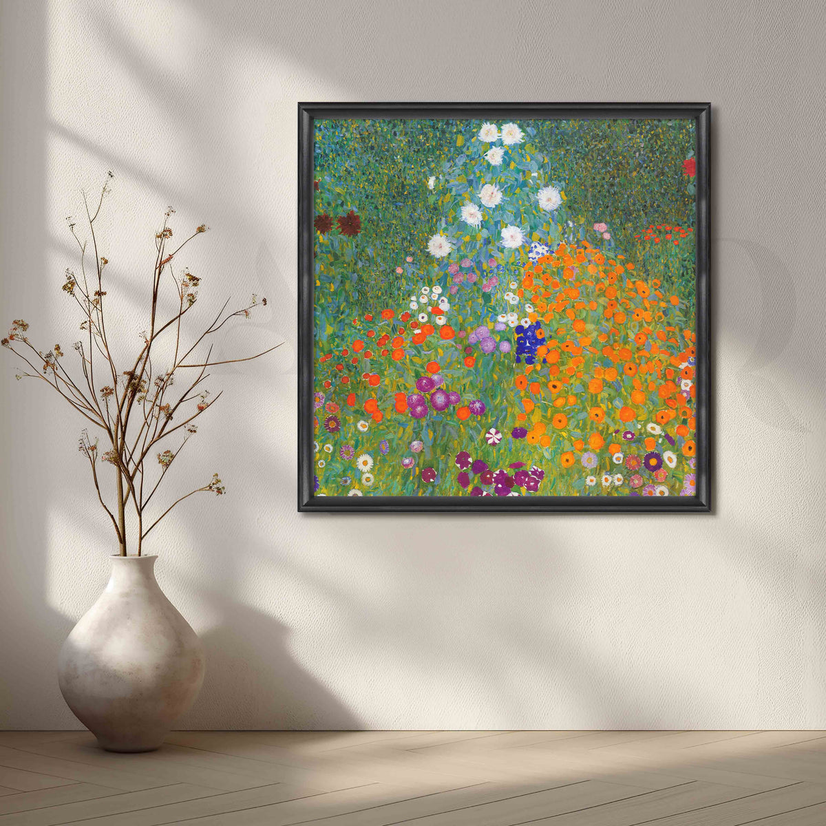 Gustav Klimt Blooming Garden Canvas Artwork – Asha Art Studio – Image 3