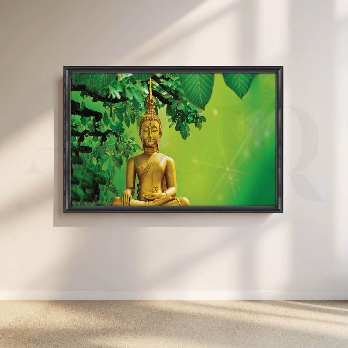 Serenity Embodied Canvas Artwork – Asha Art Studio – Image 3