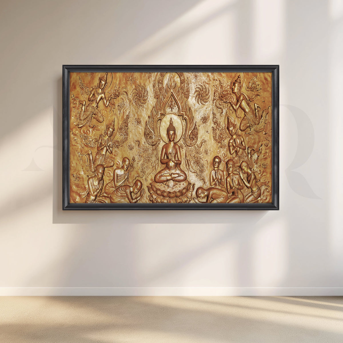 Enlightenment Canvas Artwork – Asha Art Studio – Image 3