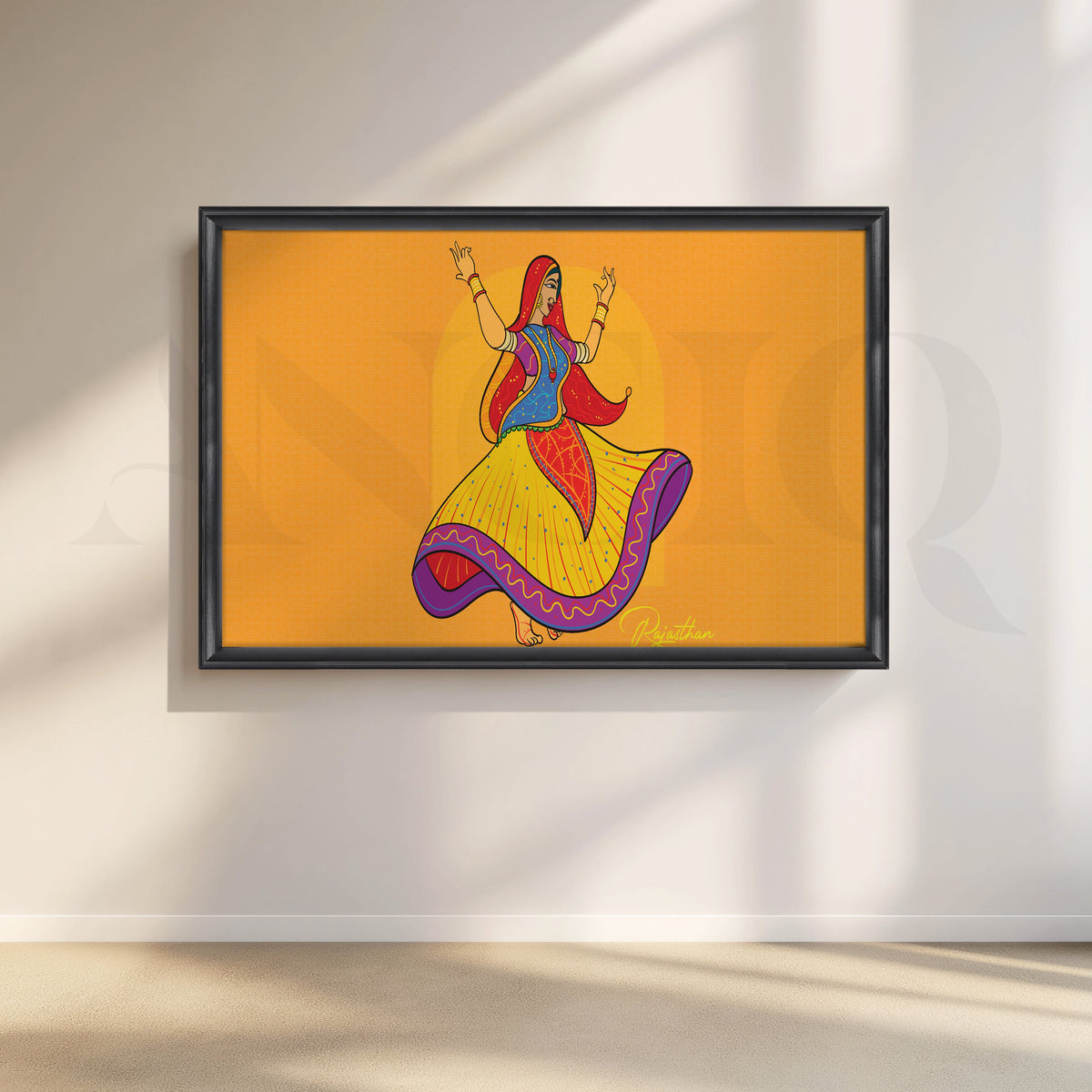 Dance of Colors Canvas Artwork – Asha Art Studio – Image 3
