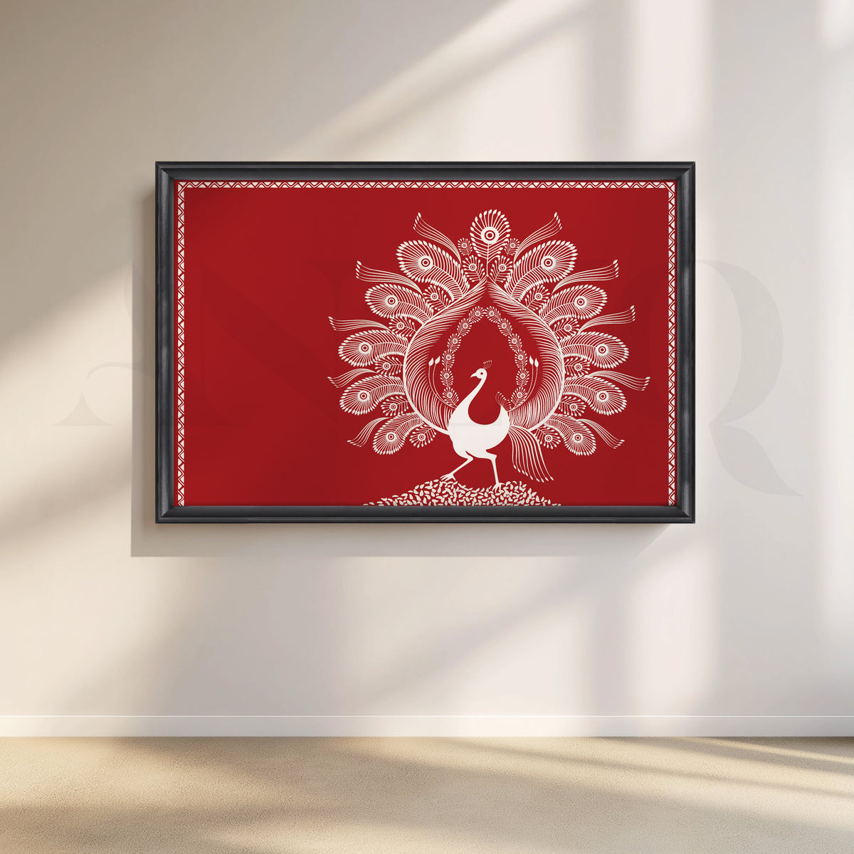 Timeless Tapestry of Tribal Tales Canva Artwork – Asha Art Studio – Image 3