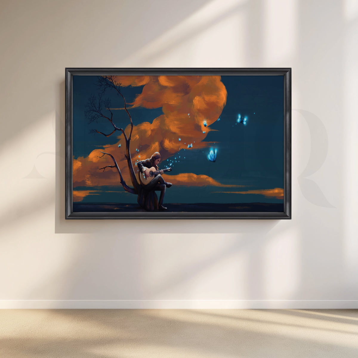 Musical Reverie Canvas Artwork – Asha Art Studio – Image 3