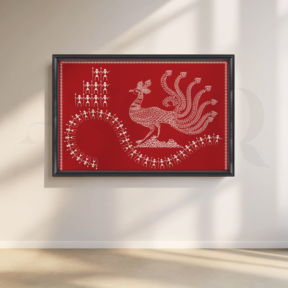 Capturing Tradition Canvas Wall Artwork – Asha Art Studio – Image 3