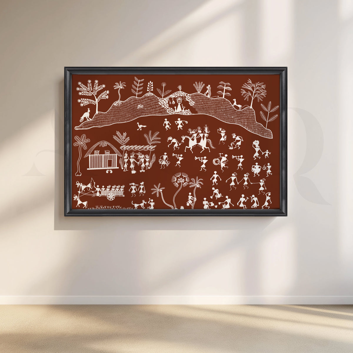 Timeless Echoes Canvas Artwork – Asha Art Studio – Image 3