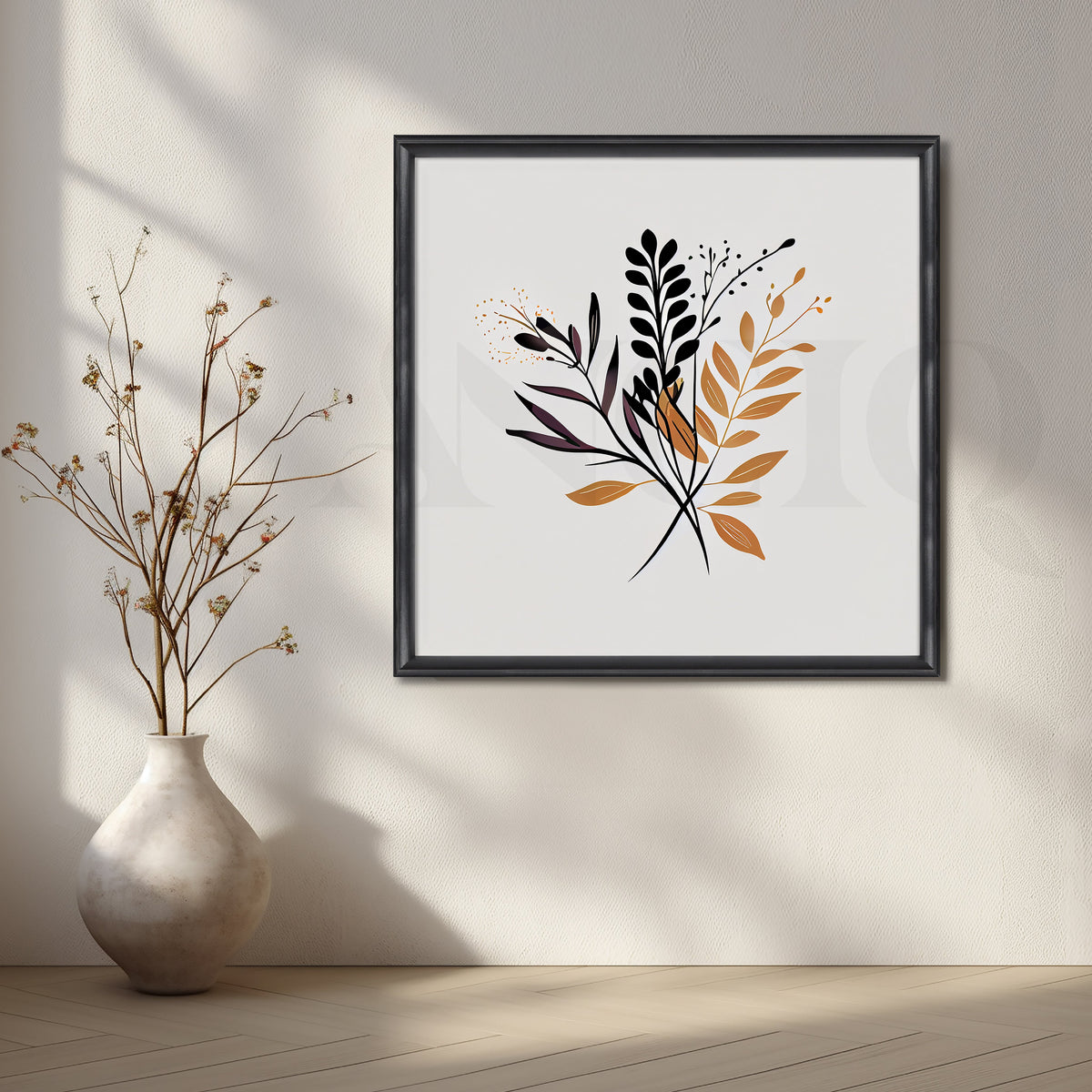 Botanical Illustration Canvas Artwork – Asha Art Studio – Image 3