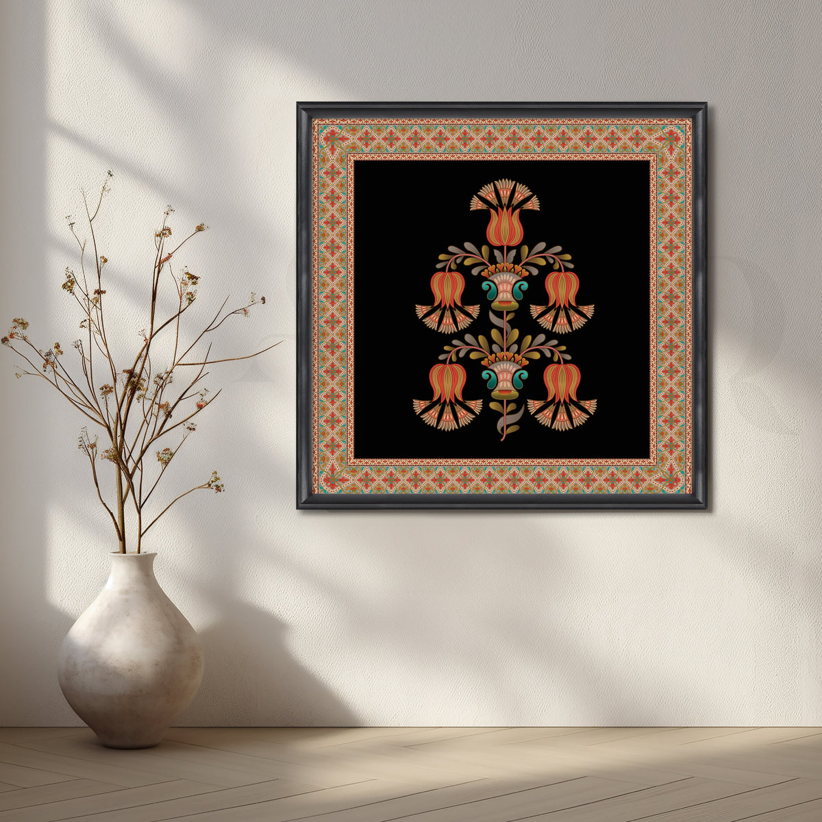 Intricate Patterns in a Traditional Design – Asha Art Studio – Image 3