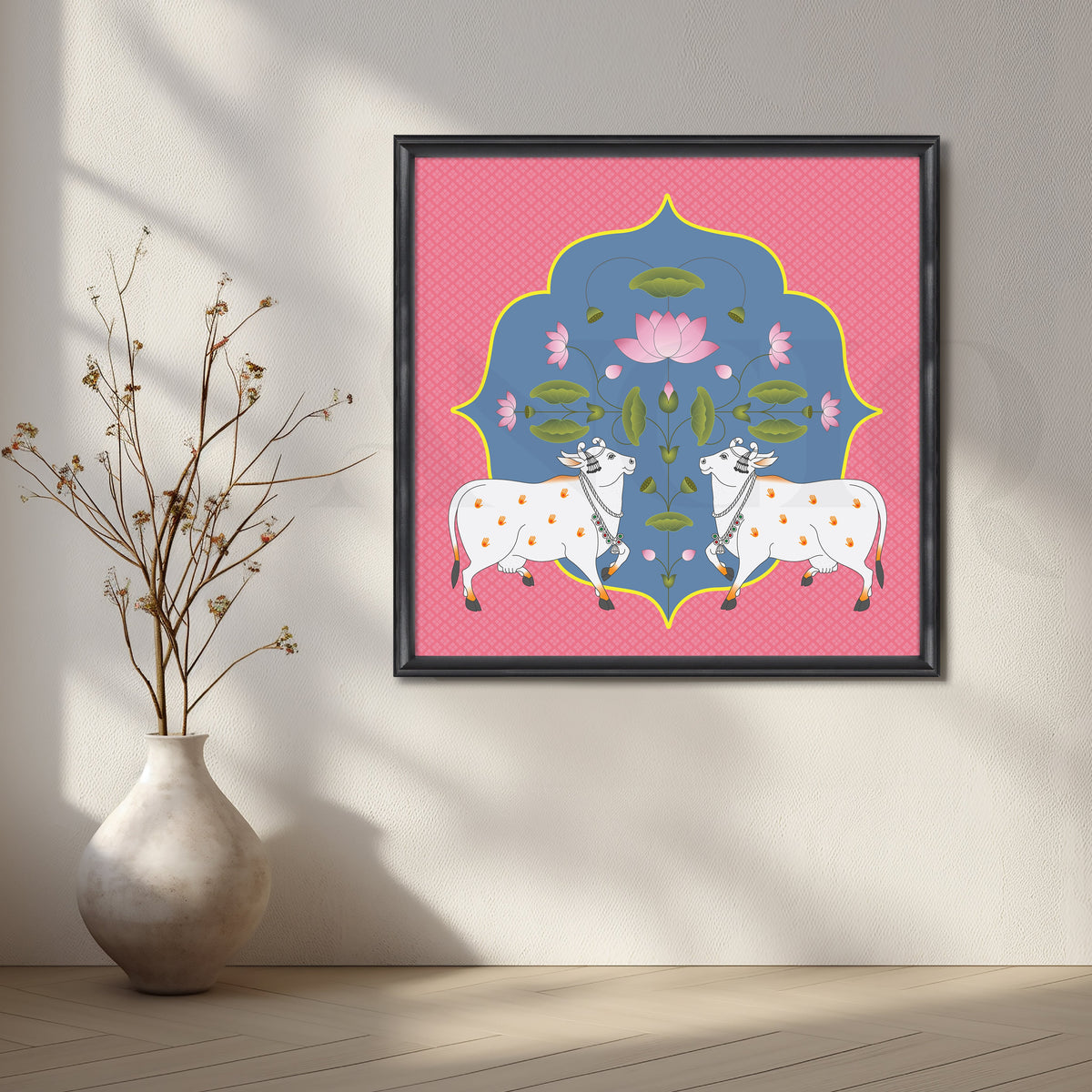 Floral Motifs and Lotus Blooms Artwork – Asha Art Studio – Image 3