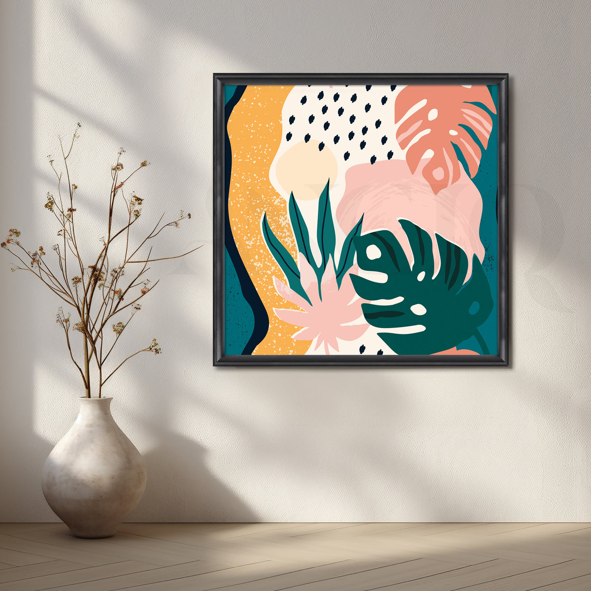 A Symphony of Shapes and Colors Artwork – Asha Art Studio – Image 3