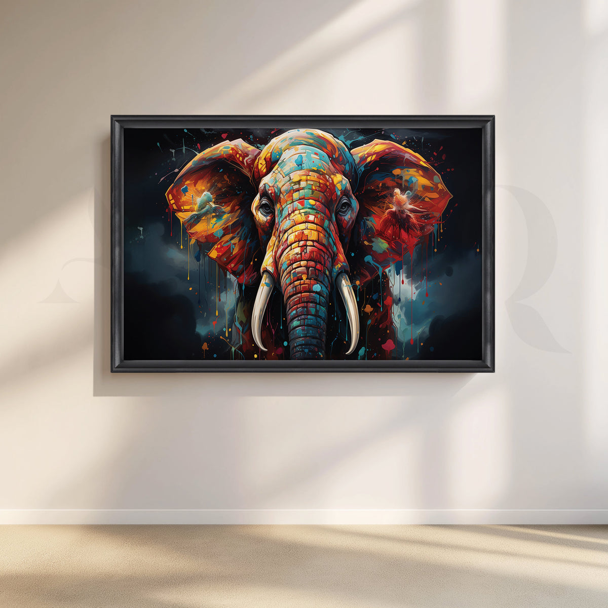 Elephant's Majesty in a Myriad of Shades – Asha Art Studio – Image 3