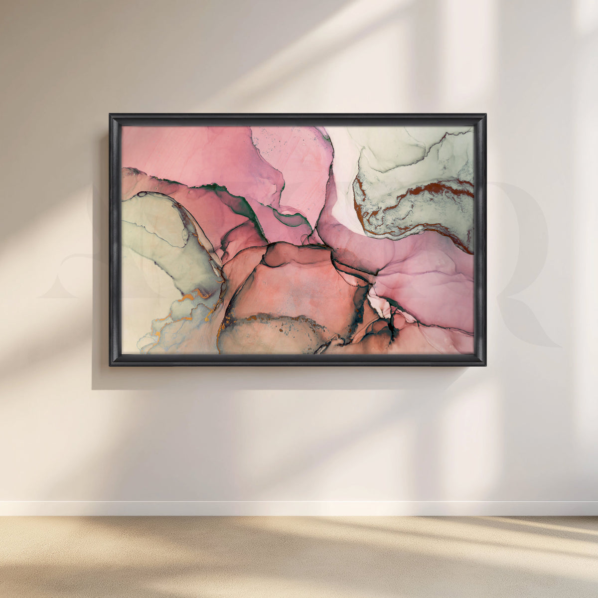 Abstract Fluid Art Canvas Wall Artwork – Asha Art Studio – Image 3