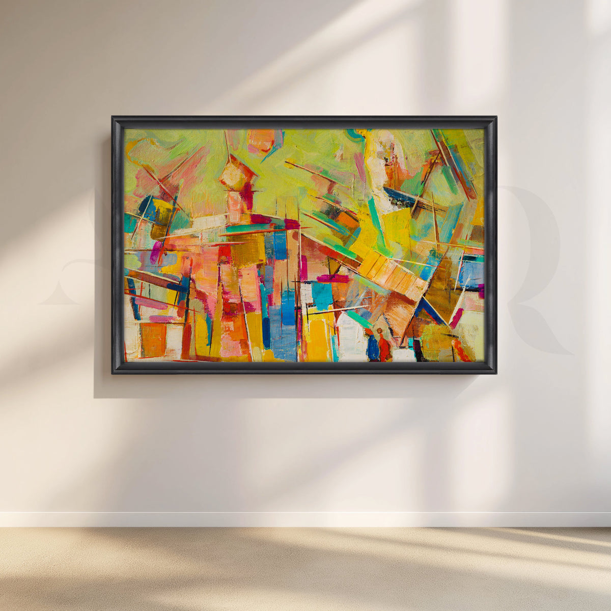 Colorful Abstract Canvas Artwork – Asha Art Studio – Image 3