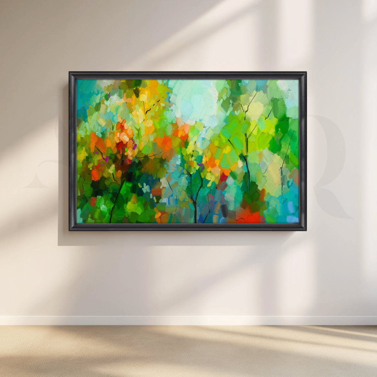 Tranquil Solitude Canvas Artwork – Asha Art Studio – Image 3