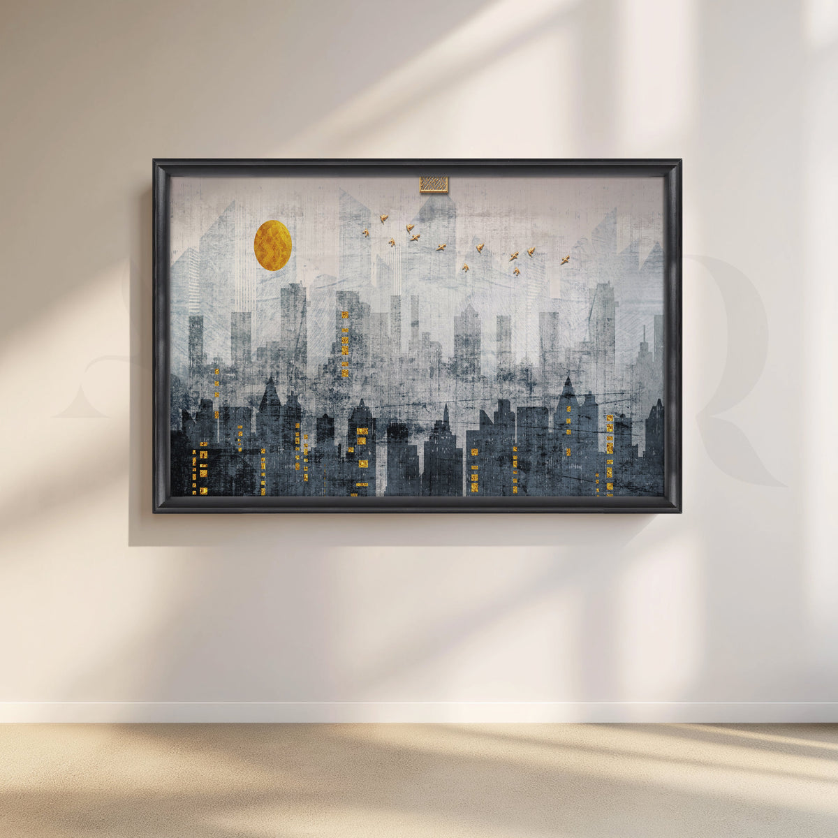Architectural Aviary Canvas Artwork – Asha Art Studio – Image 3