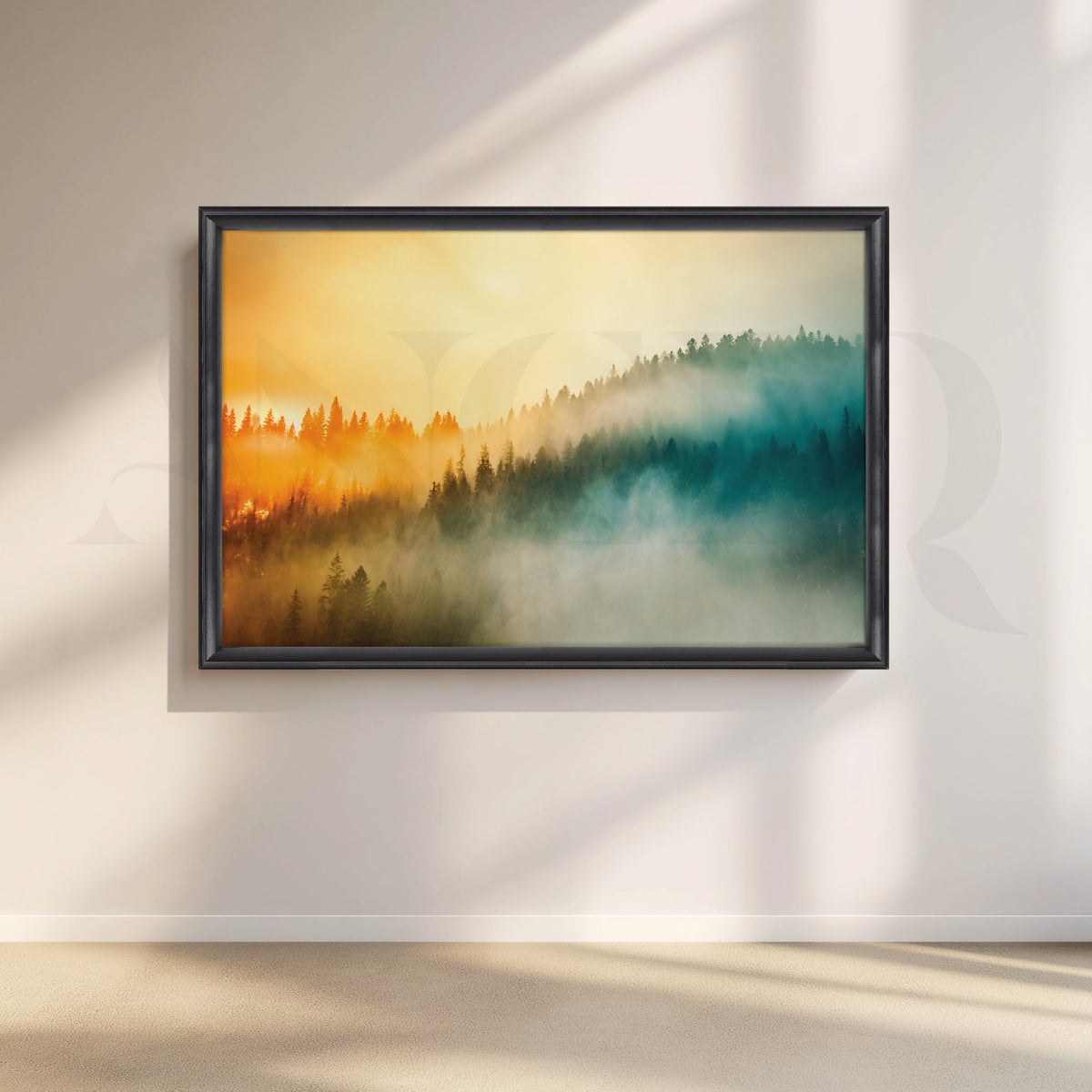 Aurora Dreams Canvas Artwork – Asha Art Studio – Image 3