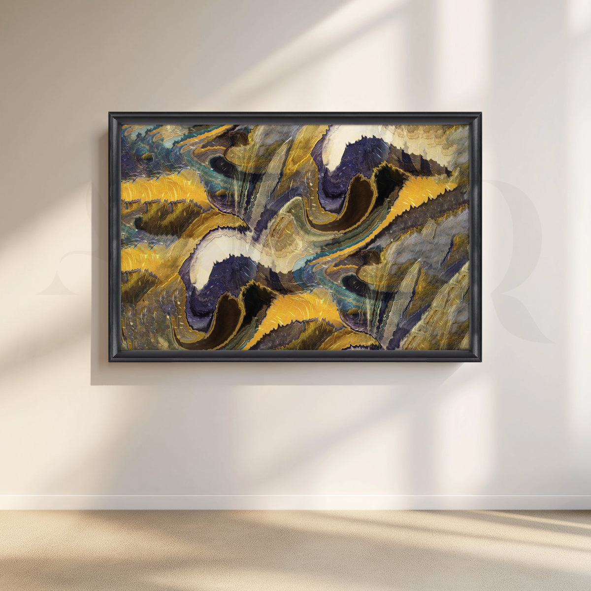 Abstract Realms Canvas Artwork – Asha Art Studio – Image 3