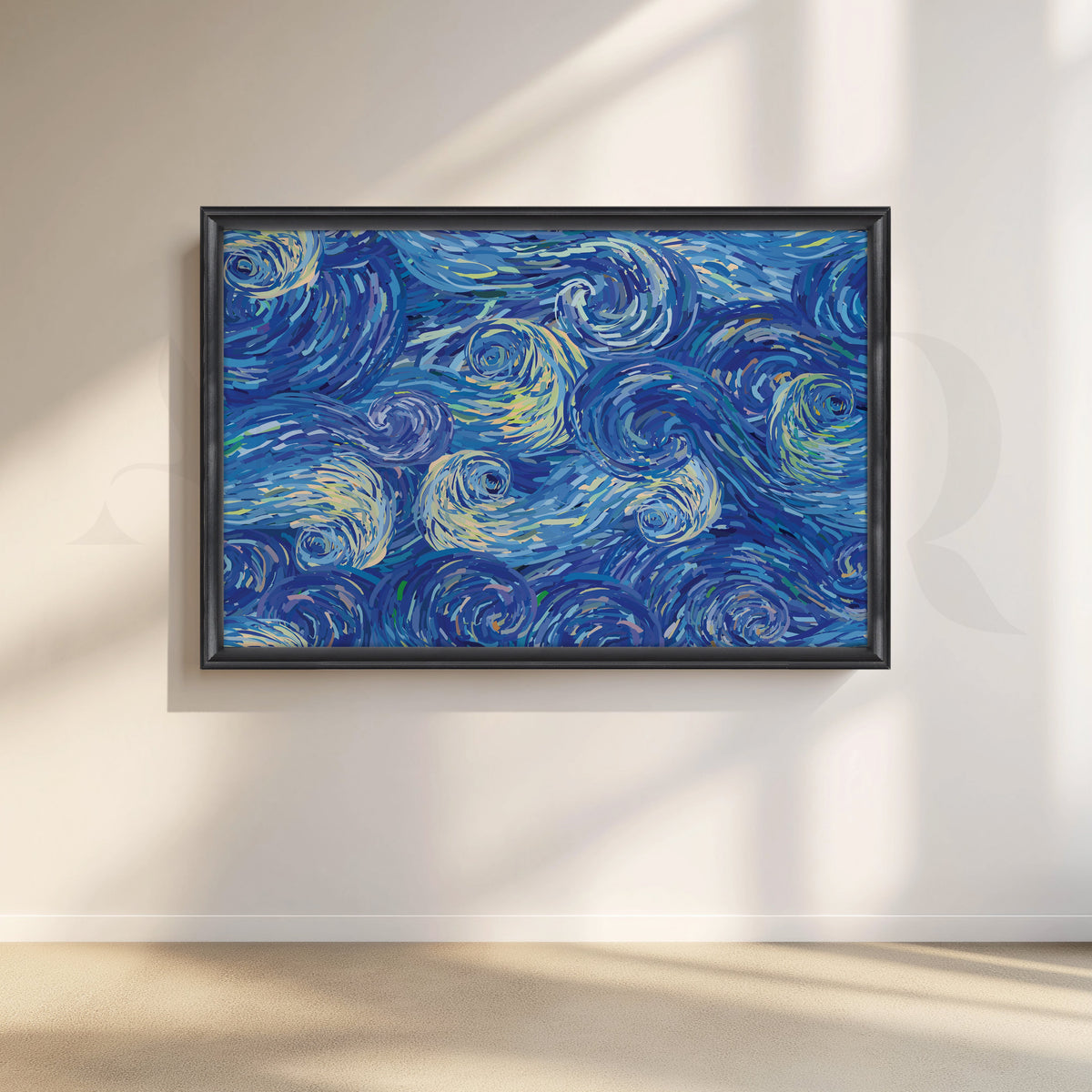 Celestial Rhapsody Canvas Artwork – Asha Art Studio – Image 3
