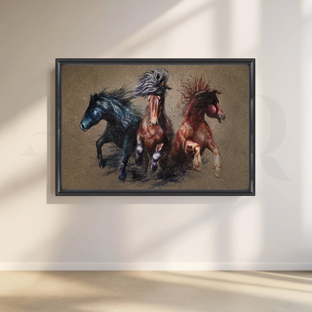 Graceful Jumps Canvas Artwork – Asha Art Studio – Image 3