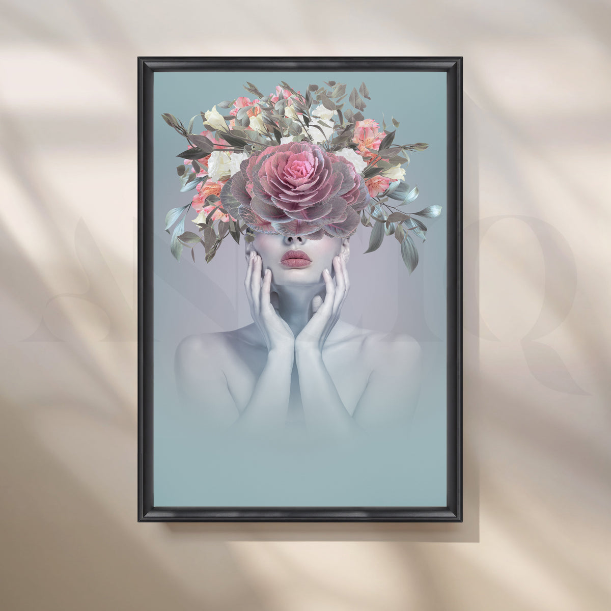 Blossoming Thoughts Boho Canvas Artwork – Asha Art Studio – Image 3