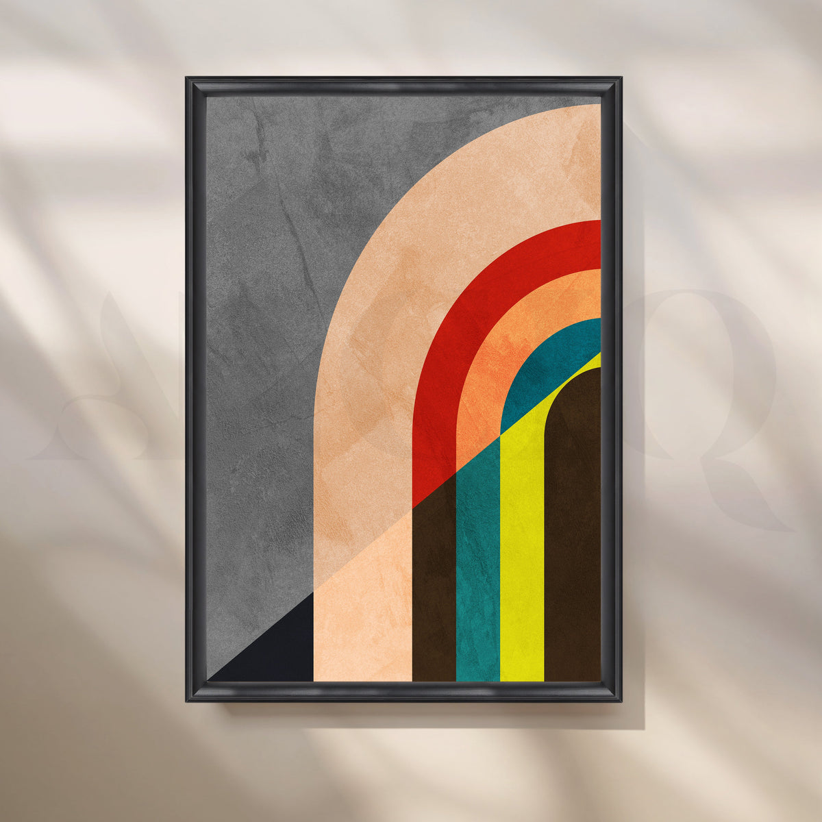 Modern Geometric Abstract Artwork – Asha Art Studio – Image 3