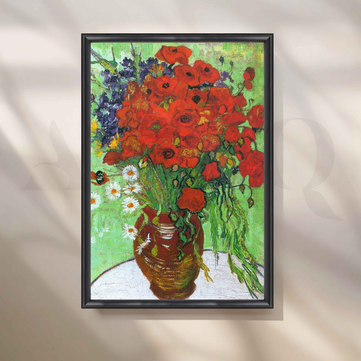 Van Gogh Red Poppies Canvas Artwork – Asha Art Studio – Image 3