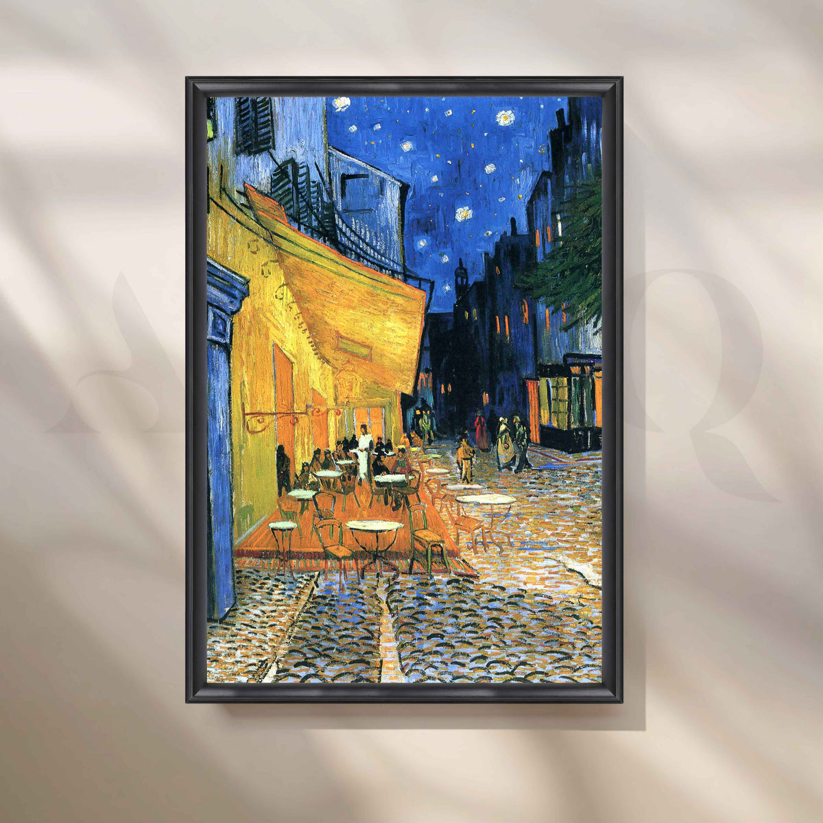 Van Gogh Café Terrace Night Canvas Artwork – Asha Art Studio – Image 3