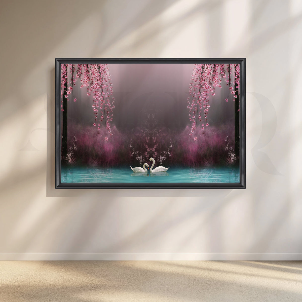 Enchanting Elegance Canvas Artwork – Asha Art Studio – Image 3