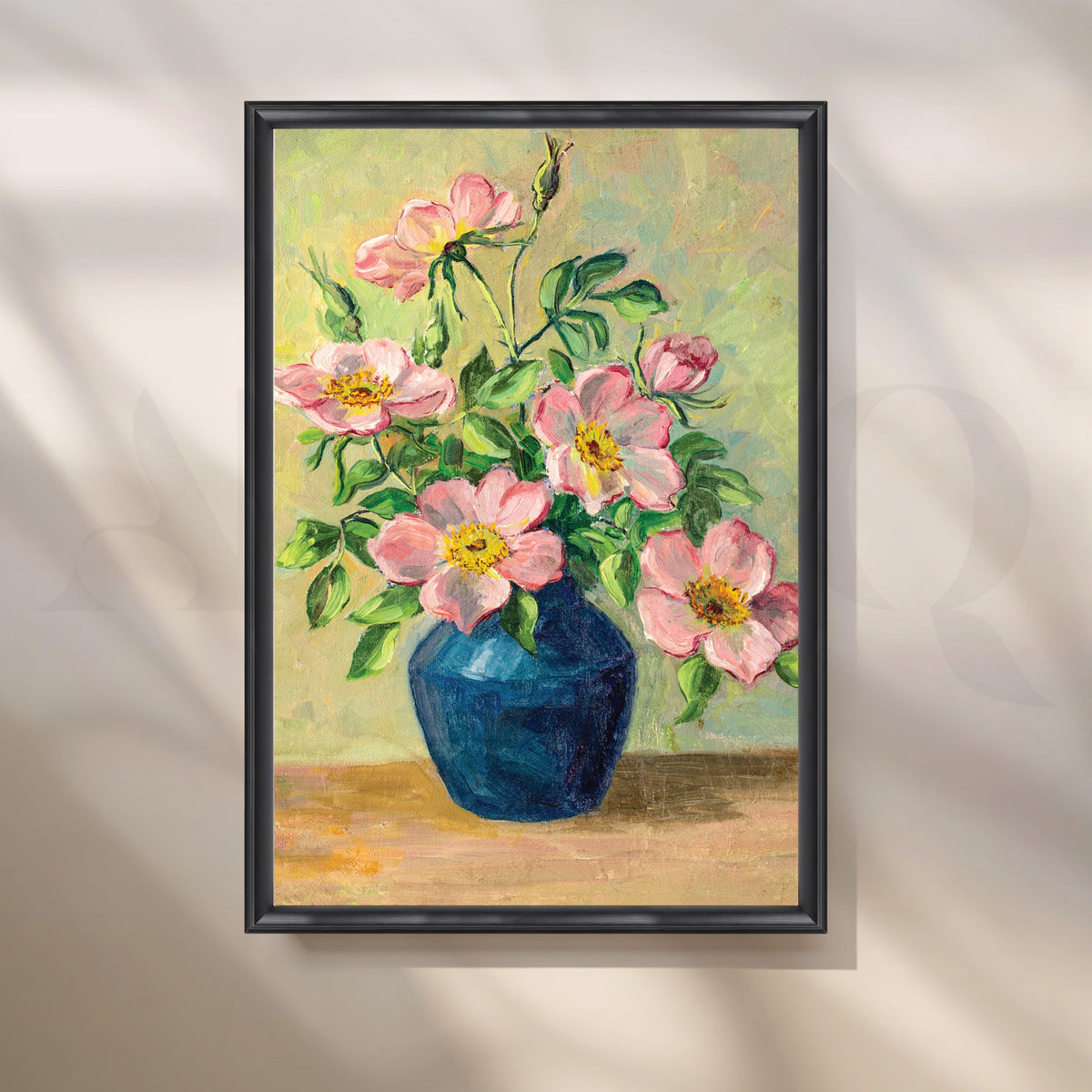 Blossoms in Harmony Canvas Artwork – Asha Art Studio – Image 3