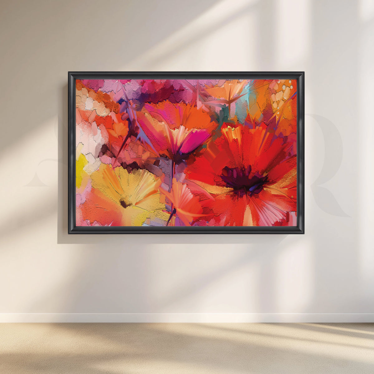 Graceful Orchids Canvas Artwork – Asha Art Studio – Image 3