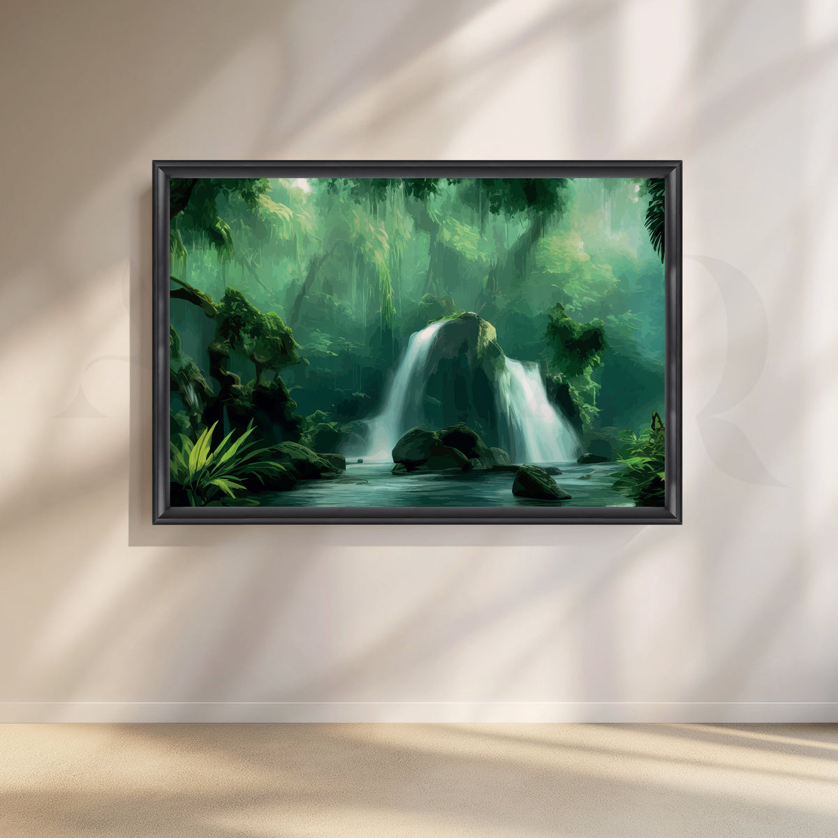 Serene Wilderness Canvas Artwork – Asha Art Studio – Image 3