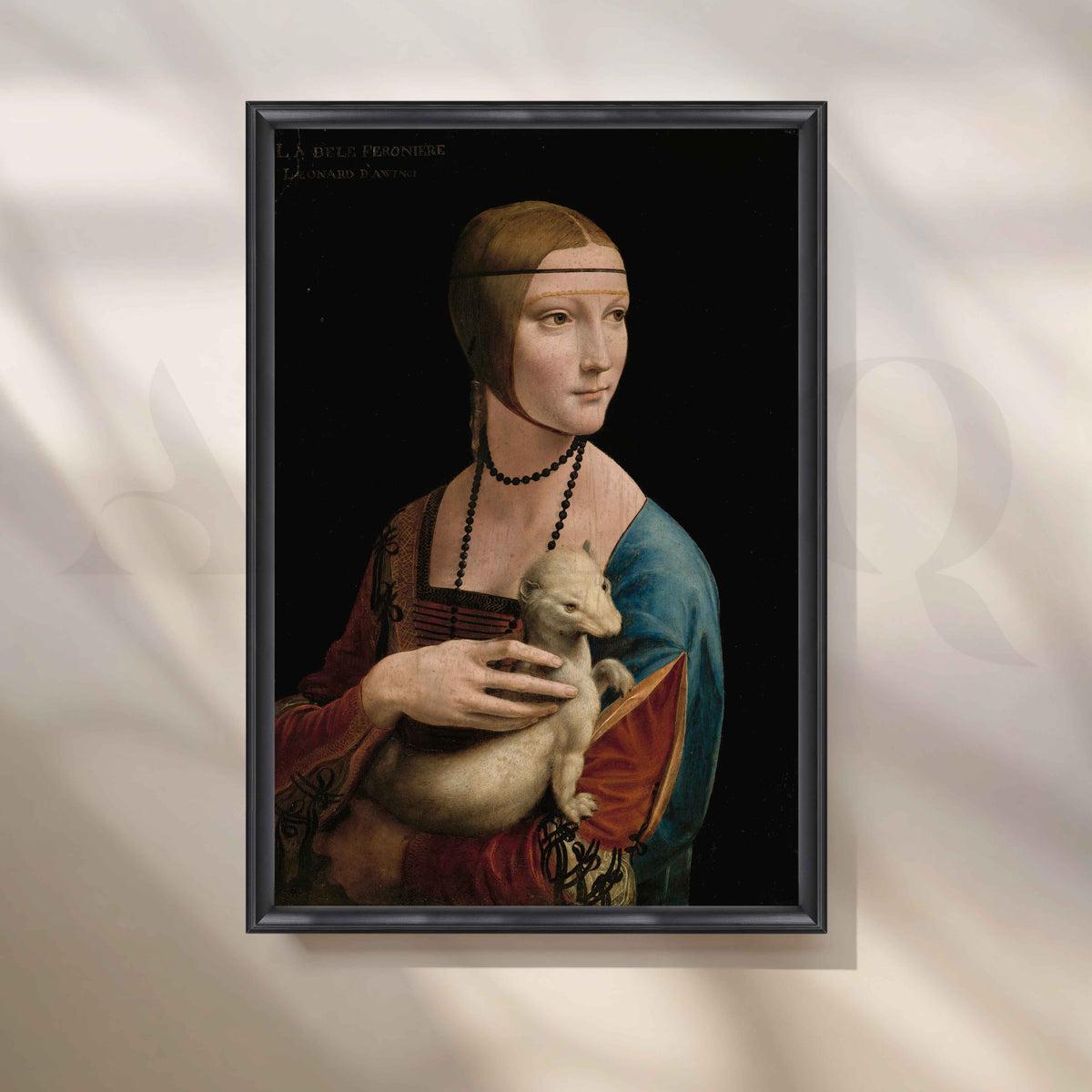 Renaissance Lady Portrait Canvas Artwork – Asha Art Studio – Image 3