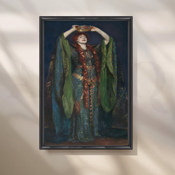 Ellen Terry as Lady Macbeth Canvas Artwork – Asha Art Studio