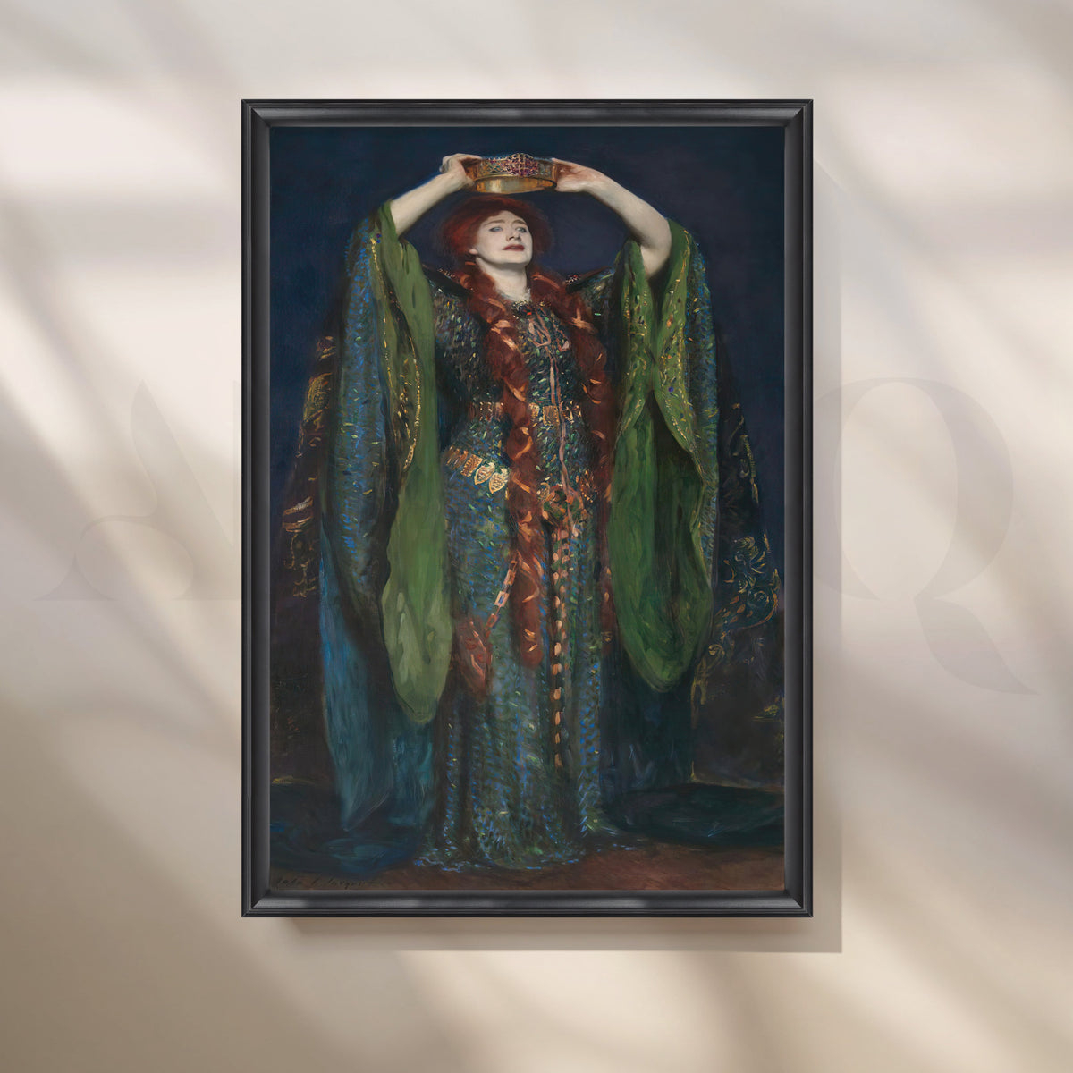 Ellen Terry as Lady Macbeth Canvas Artwork – Asha Art Studio