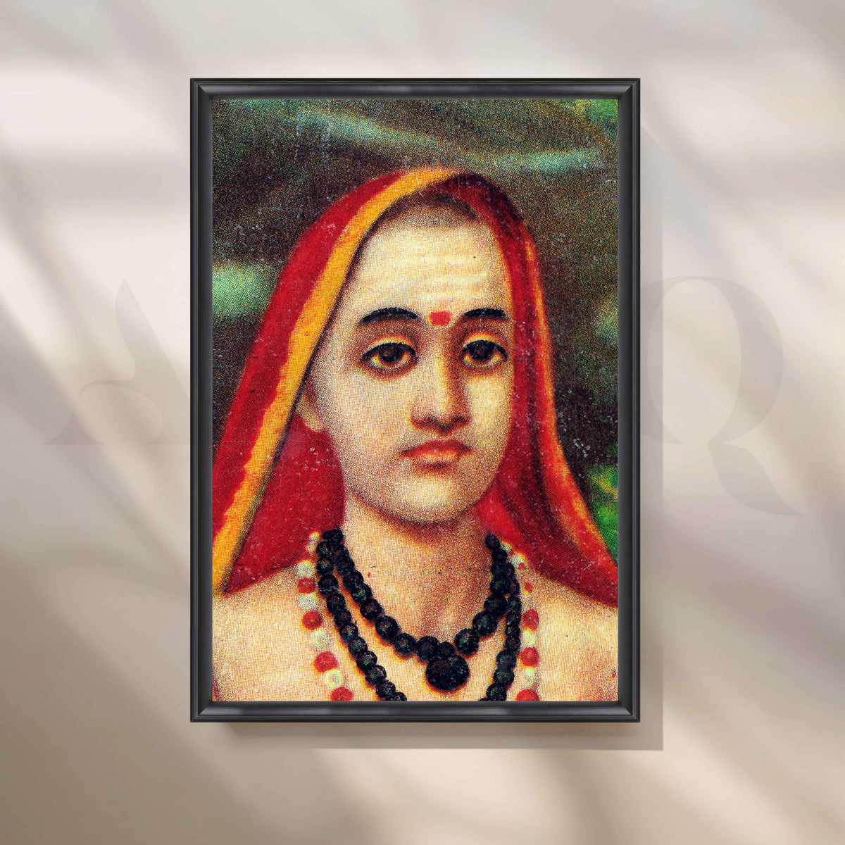 Adi Shankaracharya by Raja Ravi Varma Canvas Artwork – Asha Art Studio – Image 3