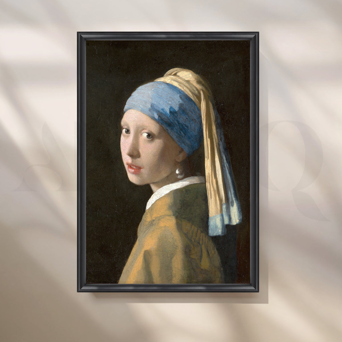 Girl with a Pearl Earring Canvas Artwork – Asha Art Studio – Image 3
