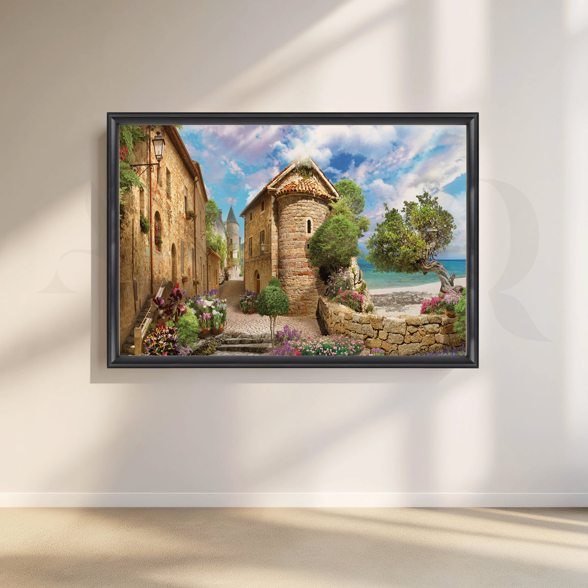 The Heart of European Charm Artwork – Asha Art Studio – Image 3