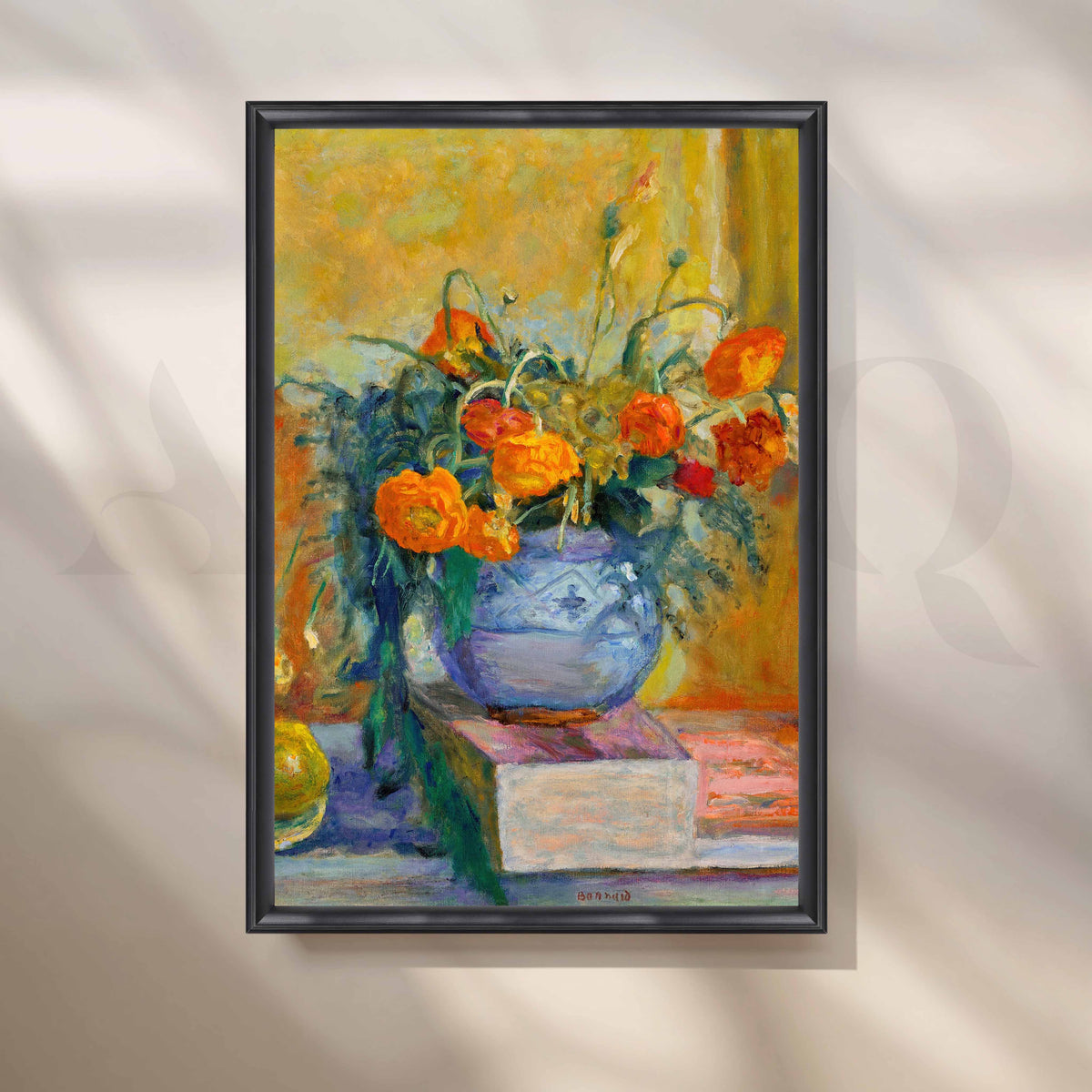Impressionist Floral Vase Canvas Artwork – Asha Art Studio – Image 3