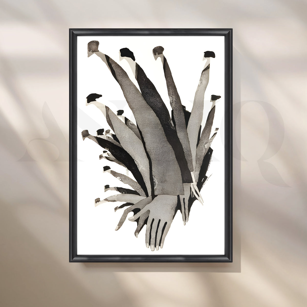 Figurative Abstract Canvas Artwork – Asha Art Studio – Image 3