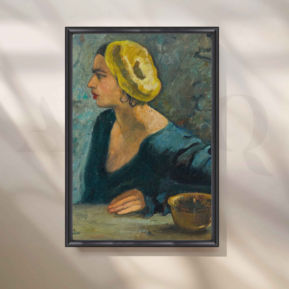 Self-Portrait II by Amrita Sher-Gil Canvas Artwork – Asha Art Studio – Image 3