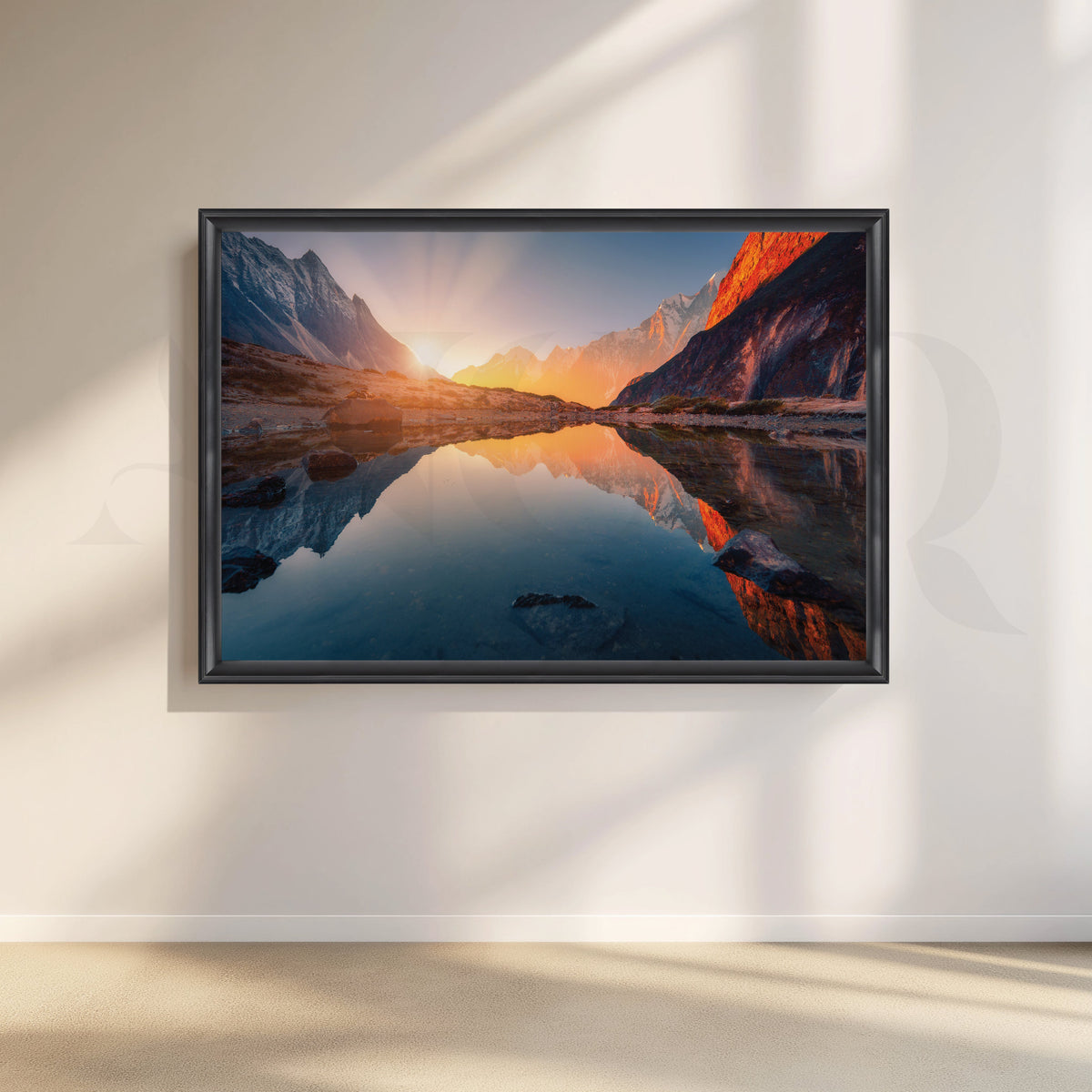 Majestic Dawn Canvas Artwork – Asha Art Studio – Image 3