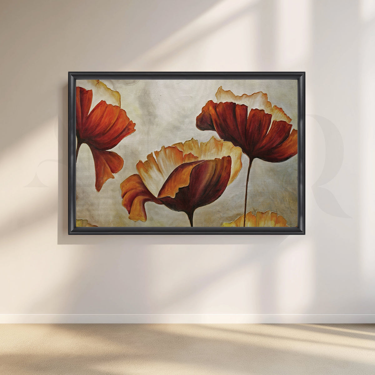 Poppy Dreams Canvas Artwork – Asha Art Studio – Image 3