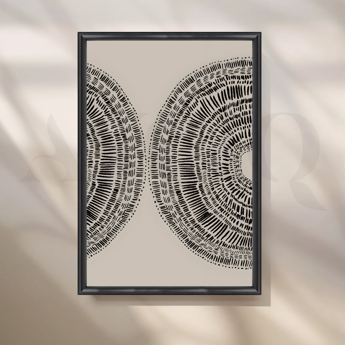 Tribal Pattern Abstract Canvas Artwork – Asha Art Studio – Image 3