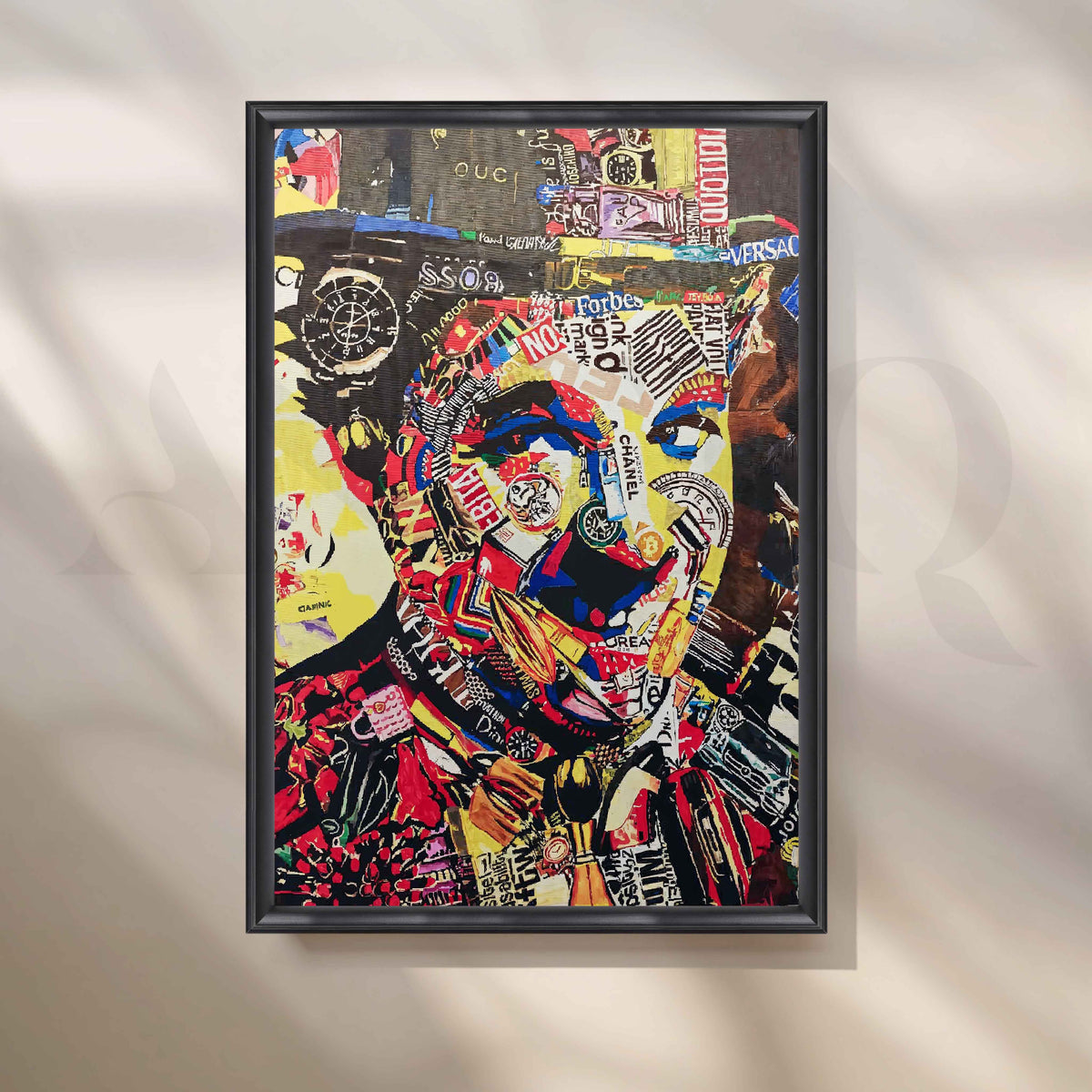 Charlie Chaplin Abstract Pop Art Canvas Artwork – Asha Art Studio – Image 3