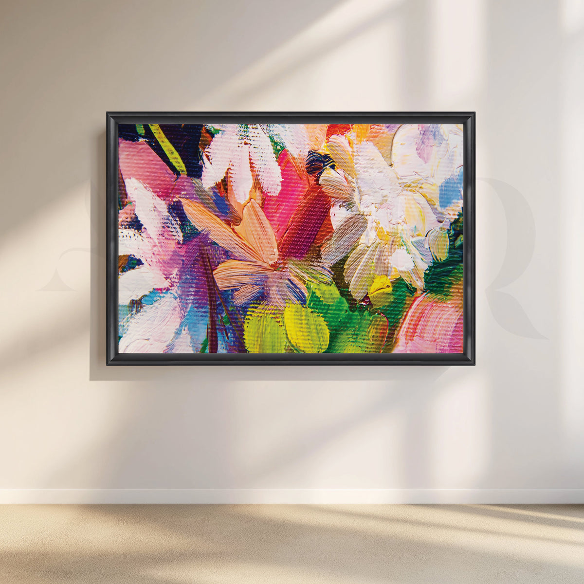 Lily Bouquet Symphony Canvas Artwork – Asha Art Studio – Image 3