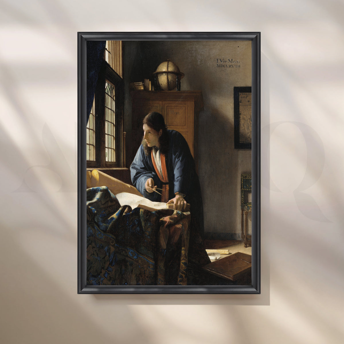 The Geographer Canvas Artwork – Asha Art Studio – Image 3