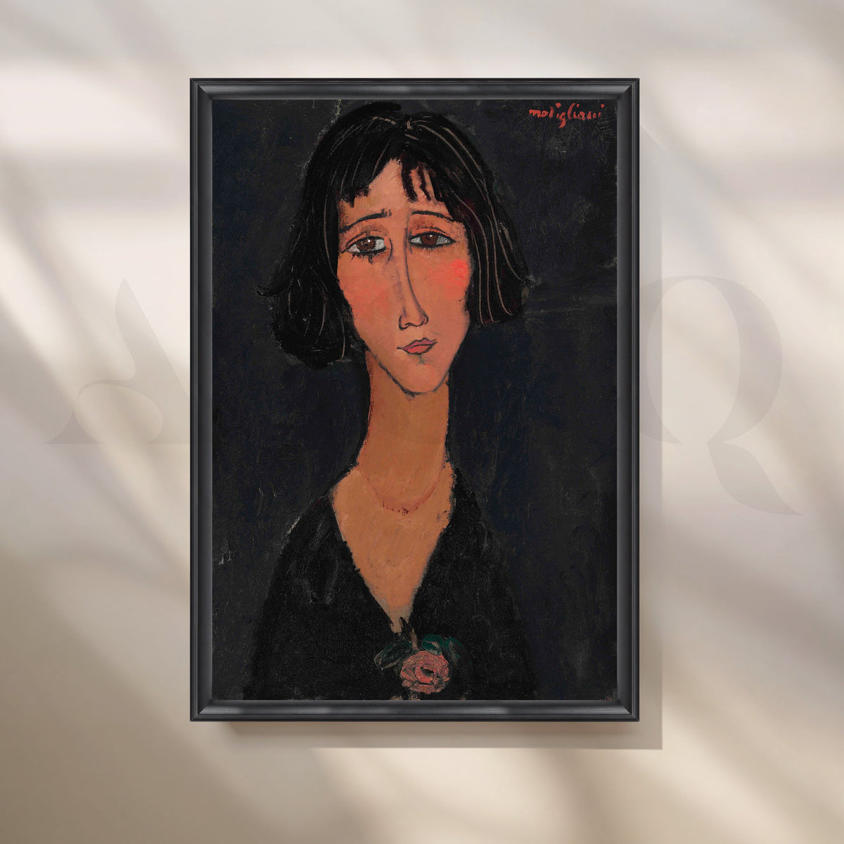 Female Portrait Canvas Artwork – Asha Art Studio – Image 3