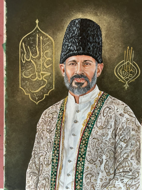 Portrait painting, oil