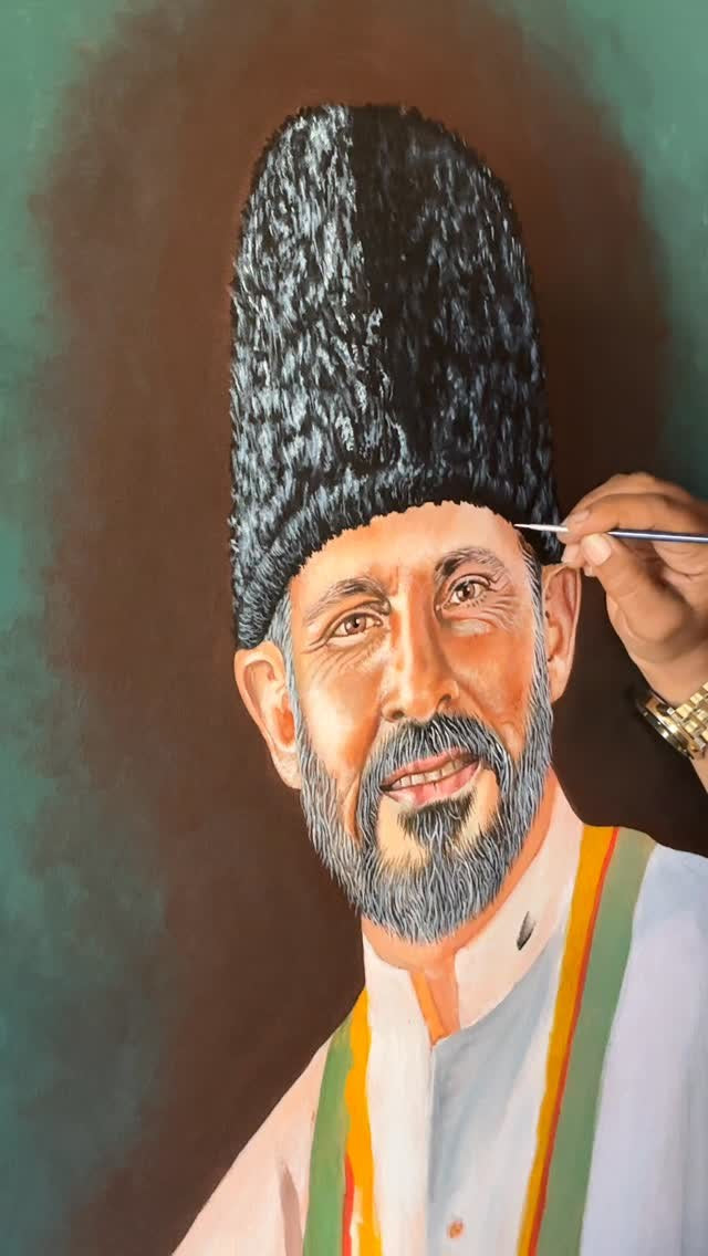 Custom Portrait Painting from Your Photo – handmade by Asha Art Studio