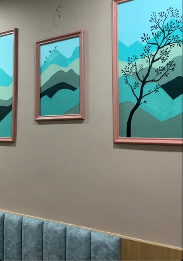 Custom Wall Mural – Hand-painted on Your Wall – handmade by Asha Art Studio