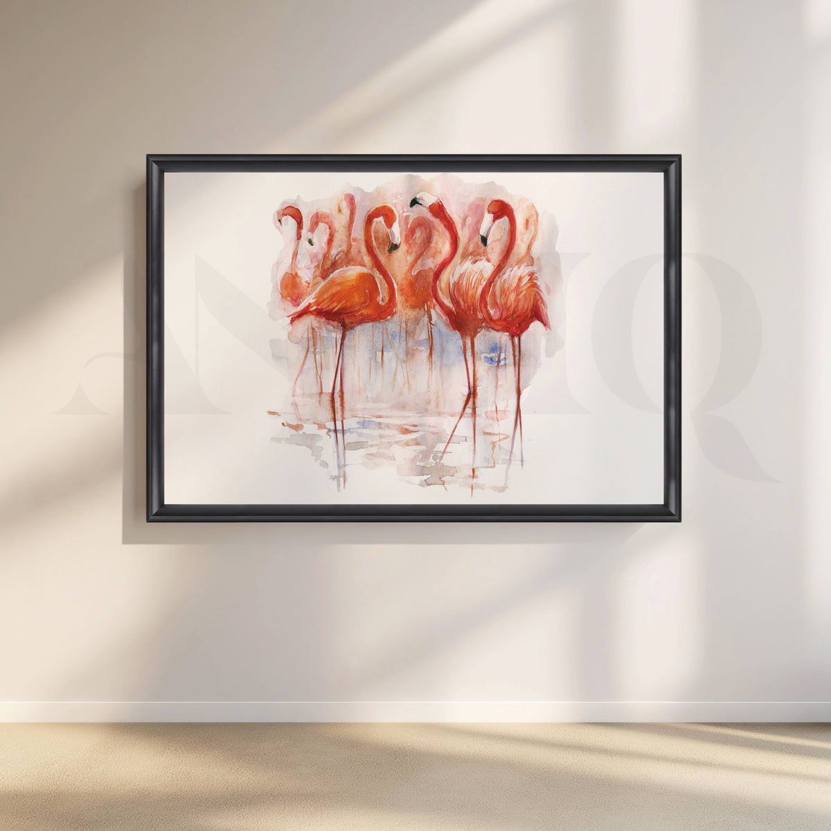 Flamingo Fantasy Canvas Artwork – Asha Art Studio – Image 3